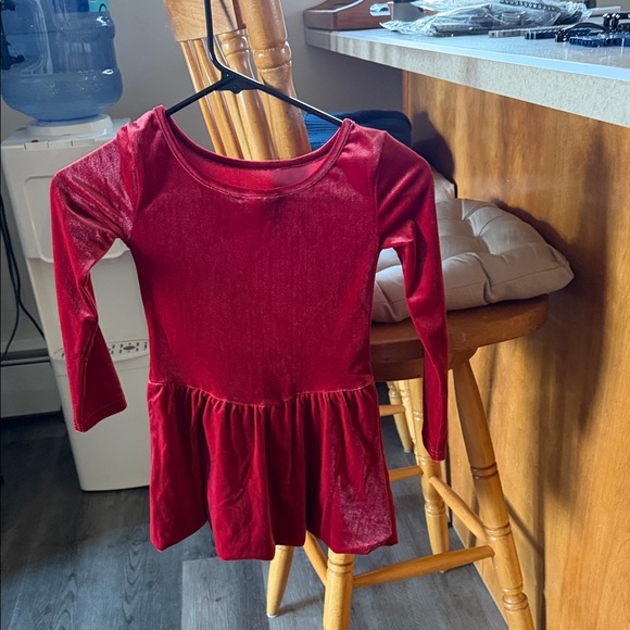 The Children's Place Red Velvet Dress - Picture 4 of 4
